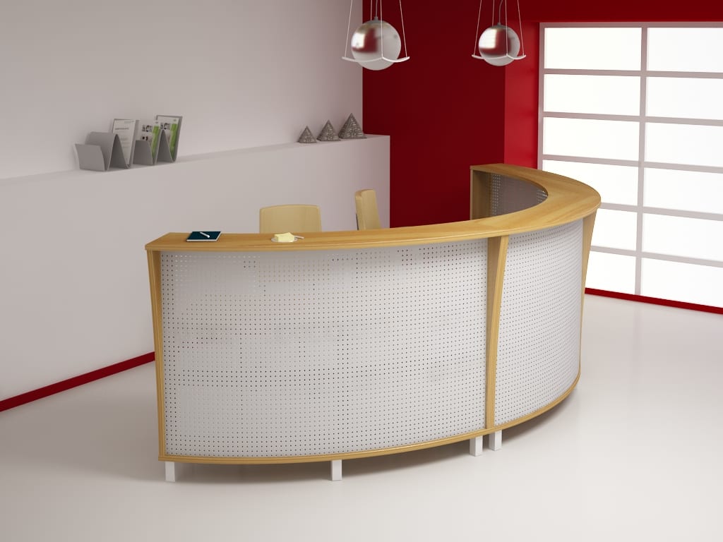 Recepcia B&Q — model