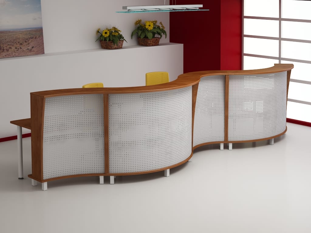 Recepcia B&Q — model